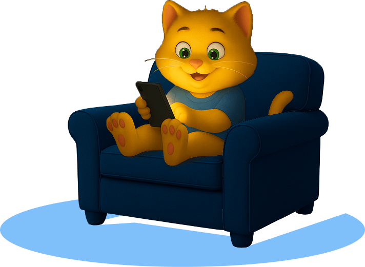 cat mascot illustration